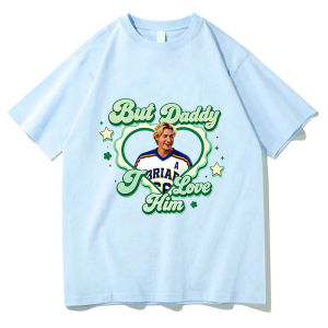 Sanrio | Off Campus Hockey Romance T Shirts But Daddy I Love Him Graphic Print Pure Cotton Tee Graham Logan DI Laurentis Fan Gift Clothes