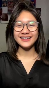 Kacamata Minus Wanita Model Frame Cat Eye 0.50 sd 4.00 Free Box dan Lap Pembersih