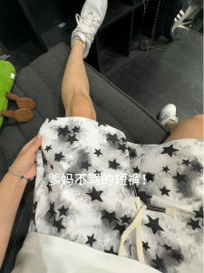 Quần Short Nam Mùa Hè American Full Print Five Inch Dyeing Thiết Kế Rộng Rãi Quần Thể Thao Thường Ngày Quần Short Nam