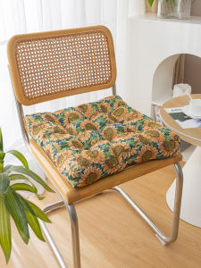 Thickened Cotton Linen Chair Pad Breathable Anti-slip Thin Universal Dining Chair Seat Cushion Simple Modern Home Textile