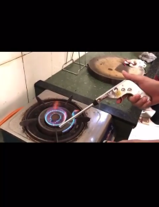 270mm / 370mm VL Electronic Gas Ignition Torch Gun Lighter Spark Gas Burner Stove Iron Body Igniter Pemetik Api Dapur