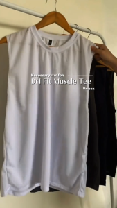 Necessary Plus Size Dri-fit Muscle Tee Plain Tank Top