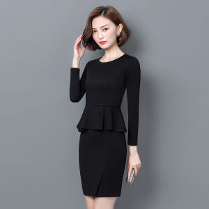 Slim Fit Dress Slimming Beautician Work Clothes Summer Dress