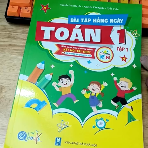 Sách - Bài Tập Hằng Ngày - Toán Lớp 1 - Tập 1 - Kết Nối (Qbooks)