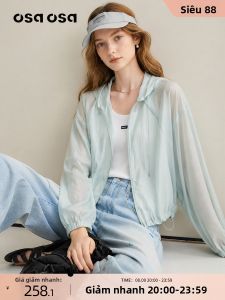OSA | Mint Green Leisure Sun-Blocking Hooded Cover-up