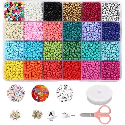 DIY Clay Beads set for Bracelet Necklace Making 3 Boxes Jewelry Making Kit Polymer Spacer Preppy Beads for Jewellery making