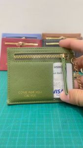 Forever Young Dompet Kartu Gantungan Kunci Tas Muat Cash Banyak CY1064 Bahan PVC Cantik Mungil