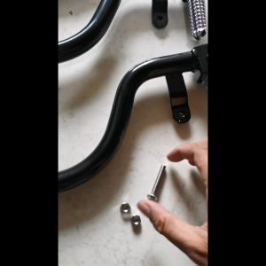 Pijakan Kaki + Footstep Depan Honda Beat Fi Lama 2012-2016 - Besi Tebal Fullset Siap Pakai - Praktis dan Tersangga dengan Baik