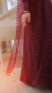 Zahira Set Dress Ceruty Brukat Dress kondangan brukat Dress dewasa terbaru 2025 Dress lebaran viral