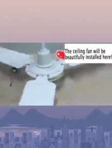Inverter Electric Fan 56 inches Ceiling Fan Heavy Duty Strong Wind For Living Room Steel 3 blades Ceiling Fan Wall Fan With Remote Control