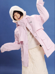 PUMA | Girls Warm Double-Wear Winter Down Coat Mid-Length
