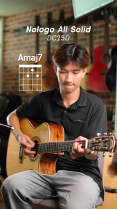 Nologo กีตาร์โปร่ง All Solid Guitars | DC150