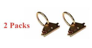 2/4/8 Packs Steel E-Track O-Ring Tie-Down Anchors for E-Track Tie-Down System Secure Cargo in Enclosed Flatbed Trailers