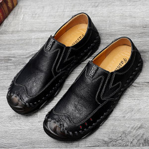Men Big Toe Mens Shoes Wide Toe Wide Toe Leather Shoes round Toe Casual Shoes plus Sizes Big Size Shoes Mens High Instep