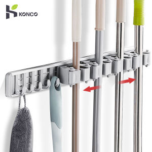 Konco ที่แขวนไม้ถูพื้นอลูมิเนียม ความงาม ราคาที่ยอดนิยม ราคาที่ประหยัดพื้นที่ การซื้อสินค้าที่เป็นไปได้ง่าย