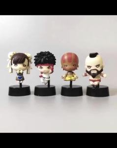 Bandai | New Anime Figure Street Capsule Toy Blind Box Chunli Action Figure Cute Doll Model Desktop Ornament Surprise Gift For Fans