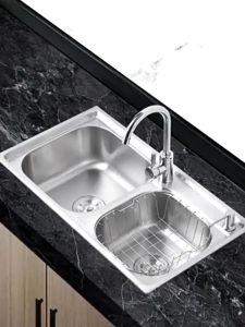 ความจุแบริ่ง 500กก อ่างล้างจานสแตนเลส 304 อ่างล้างจานสแตนเลส ท่อหนา หนา และทนทาน ปลอดสนิม 100% อ่างล้างจานราคาถูก อ่างล้างจานอุตสาหกรรม อ่างล้างจาน ซิงค์ล้างจาน 2 หลุม อ่างล้างจานราคาถูก อ่างล้างจานหนา