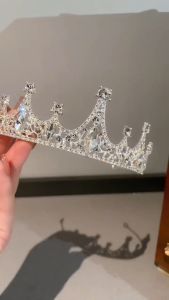 Mahkota Princess Bahan Metal Bando Metal Tiara Crown Cantik Dan Elegan