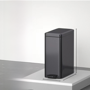 ถังขยะมีฝาปิดแบบกดเท้า อุปกรณ์ทำความสะอาดบ้าน ถังขยะแบบแยกขยะ วัสดุเหล็กไม่สนิม ขนาดใหญ่ ความจุ 20-60 ลิตร สำหรับใช้ในโรงแรมและบ้าน