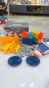 Đồ chơi lắp ráp robot cơ khí kỹ sư DIY sáng tạo thông minh có động cơ motor điện giáo dục khoa học cho trẻ em