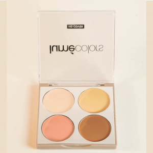 Lumecolors HD Face Cream Palette 4-in-1 High Coverage Natural Finish