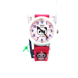 Q&Q (V23A-006VY) Kids Panda Theme Quartz Watch