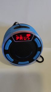 Rechargeable Bluetooth FM Speaker (Clock and LED light)