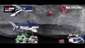 Compatible with  Creative Variety Series Deep Sea Creatures Big Shark 31088 Building Block Gear Toy