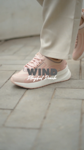 SNEAKYPAIR Wind Playful Peach Sepatu Wanita Sneakers Shoes