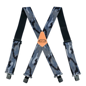 MELOTOUGH Mens Suspenders Fully Elastic 2 Inch Wide X Back Heavy Duty Work Suspenders Tool Belt Suspenders Man Suspend