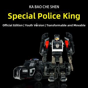Magqoo | Transformable Car Robot Police Prodigy Youth Edition Toy
