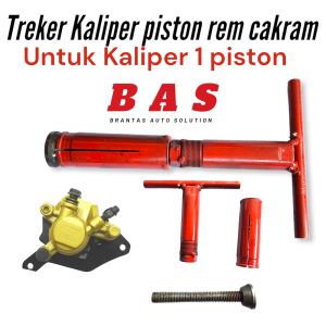 Treker piston kaliper rem cakram Untuk 1 piston
