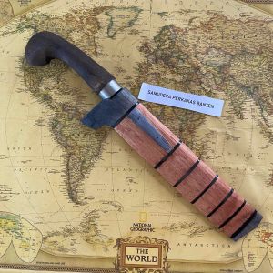 Golok baja per asli banten tebang bambu siap pakai kerja