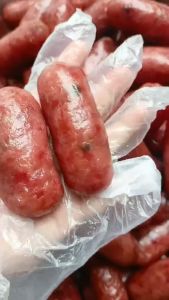 1kg Lạp Xưởng Tươi Thịt Nhiều Ít Mỡ Mỗi Túi Hút Chân Không (9-10 Cây Lạp Xưởng Tròn Đặc Biệt)- VỰA KHÔ NÀNG TIÊN