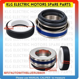 Mechanical seal F1"autowbluerubber 27mm B47.5xS41x11 for water pump