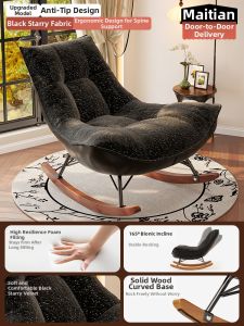 maitian | Genuine Leather Adjustable Leisure Chair