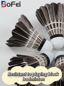 【Free Shipping】 Badminton 3Pcs/6Pcs/12Pcs Feather Shuttlecock High Quality For Badminton Training