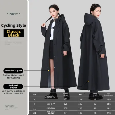 JIFANPAUL | Rain Protection Long Full-Body Raincoat for Adults