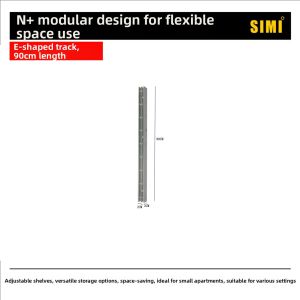 Minimalist Free-assembly Wall Shelf Multi-level Panels
