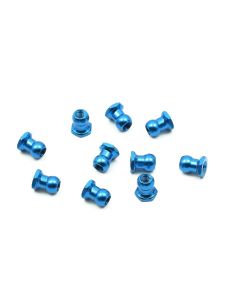 TAMIYA 53640 5mm Aluminum Ball Connector Set (Blue 10pcs) for 1/10 RC Car TT-02 TB TB-05 M-06 M-05 M-04 Chassis Upgrade Parts