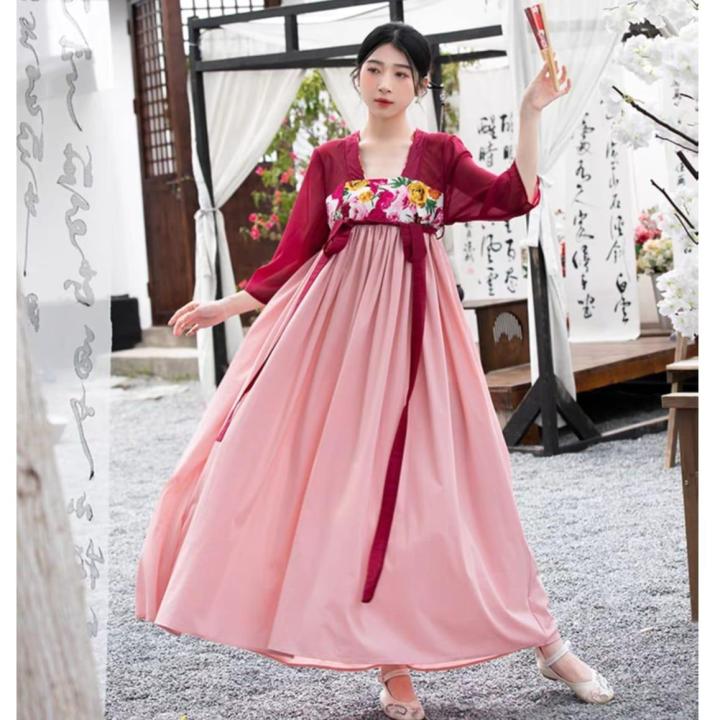 ECLAIRE%20003%20Dress%20Maksi%20Maxi%20Sifon%20Chiffon%20Hanfu%20Imlek%20Lunar%20CNY%20Pesta%20anggun%20Etnis%20Import%20gxooz%20-%20Image%203
