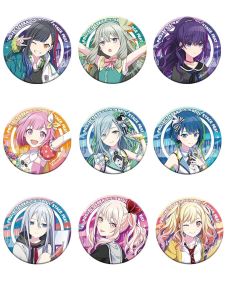 World Plan Game Accessories Laser Etched Tin Badges Anime Cartoon Collectible Pendants Supplies for Tabletop Games