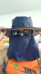 หมวก ปีก กันแดดปิดหน้า กันuv ตกปลา หมวกทําสวน ทําไร่