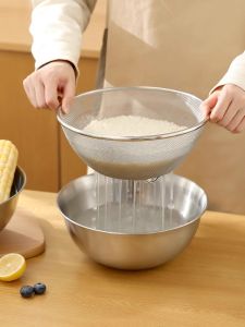 Bồn Rửa Rau Quả Bằng Thép Không Gỉ 304 Bồn Rửa Trái Cây Baskets Rau Quả Bồn Rửa Gạo Lưới Rây Rau Quả Bồn Rửa Rau Quả