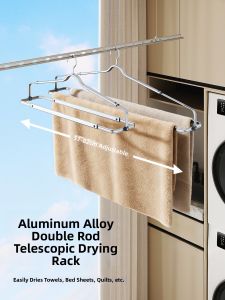 Indoor Outdoor Drying Blanket Clothes Hanger Foldable