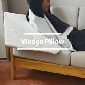 Big Wedge Bed Pillow 50x30x60 cm Elevated Support Pad: A Solution for Acid Reflux & Better Sleep