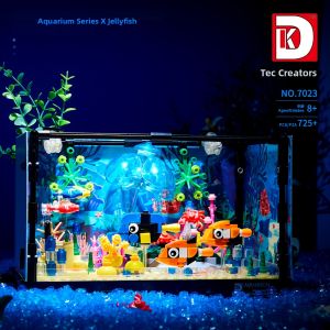 TEC CREATORS | Educational Ocean Aquarium Turtle Shark Building Block Toy