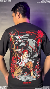 CLOWOR Shanks The Red Hair One Piece Anime T-Shirt