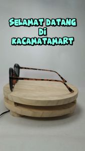 Sunglasses Kacamata Frame Bulat Dengan Variasi Warna Gradient yang Menarik Free Gift - HJ550