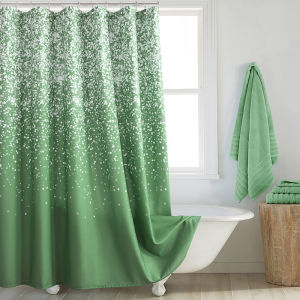 Rèm Tắm Phong Cách Châu Âu Dày Chống Thấm Nước Chống Mốc Vải Polyester Rèm Tắm Phòng Tắm Rèm Ngăn Vệ Sinh Rèm Cửa Phòng Tắm